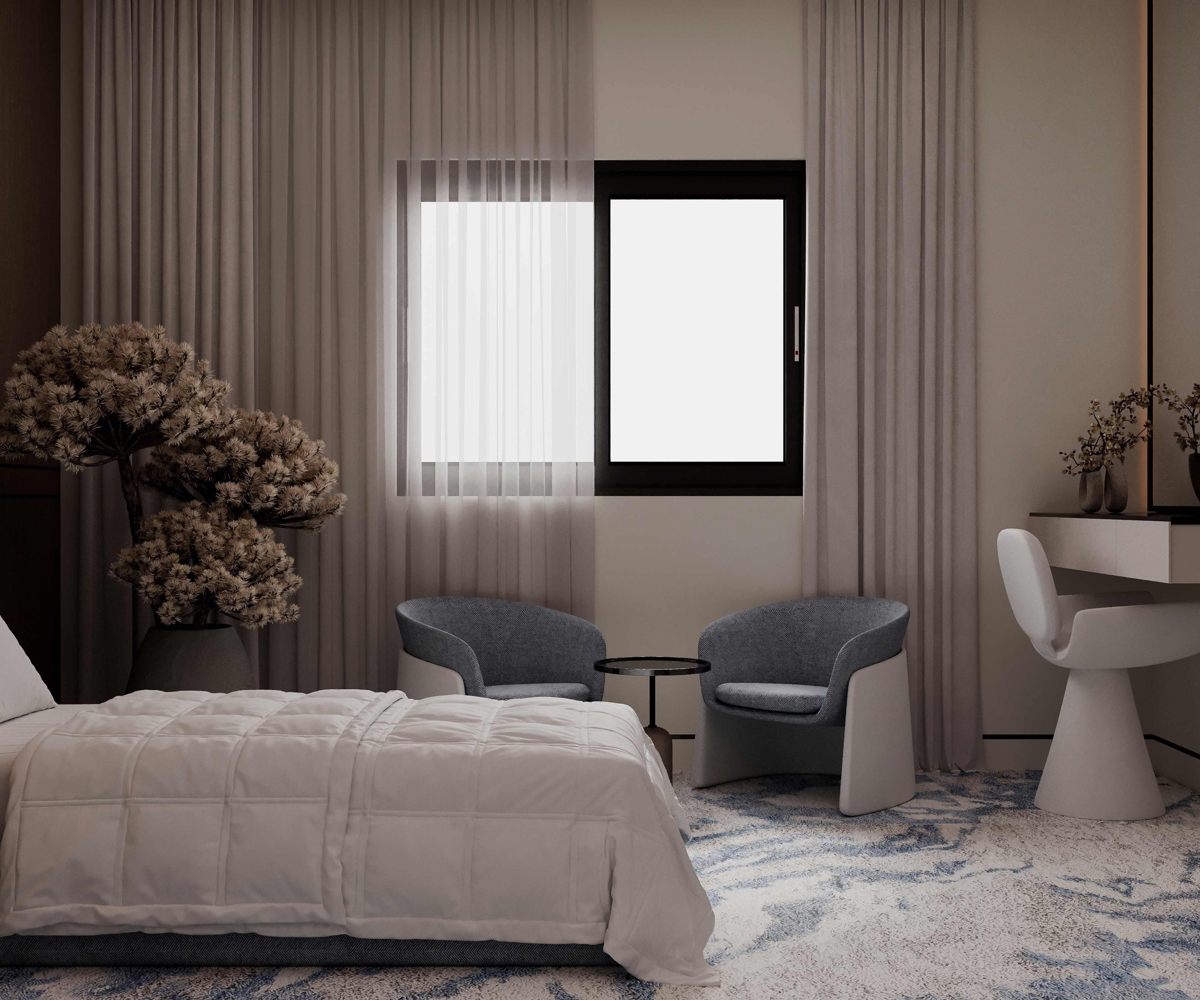 غرفة مزدوجة فاخرة